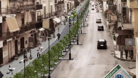 Progetto per il futuro marciapiede di via Iervolino